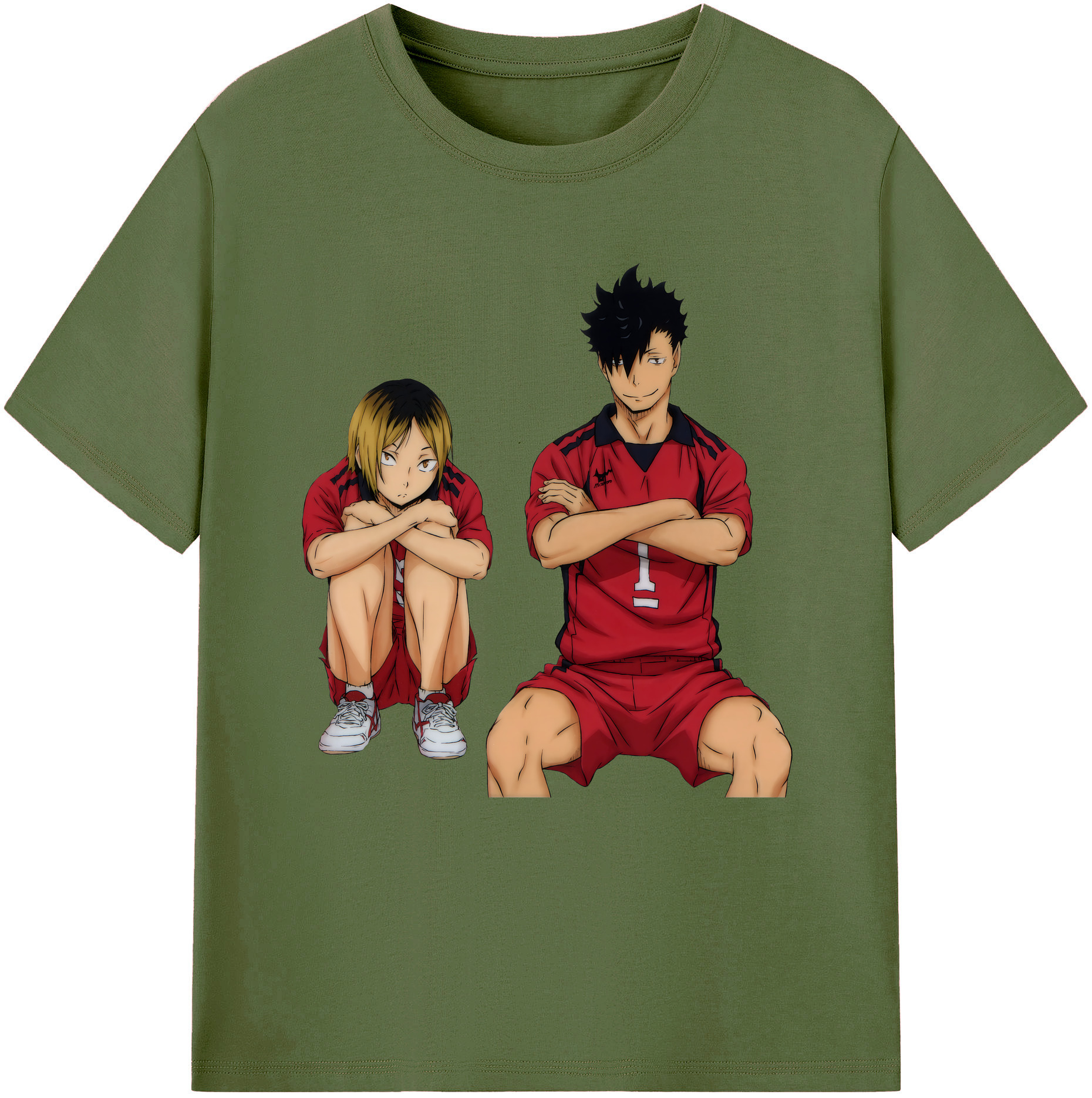（画像用） ハイキュー!! Haikyu!! 綿100％半袖Tシャツ（フロントプリント）